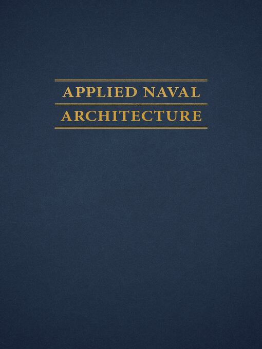 Title details for Applied Naval Architecture by Robert B Zubaly - Available